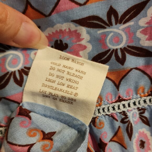 Spell Pandora Aquamarine Blouse XS b85 - Picture 8 of 9